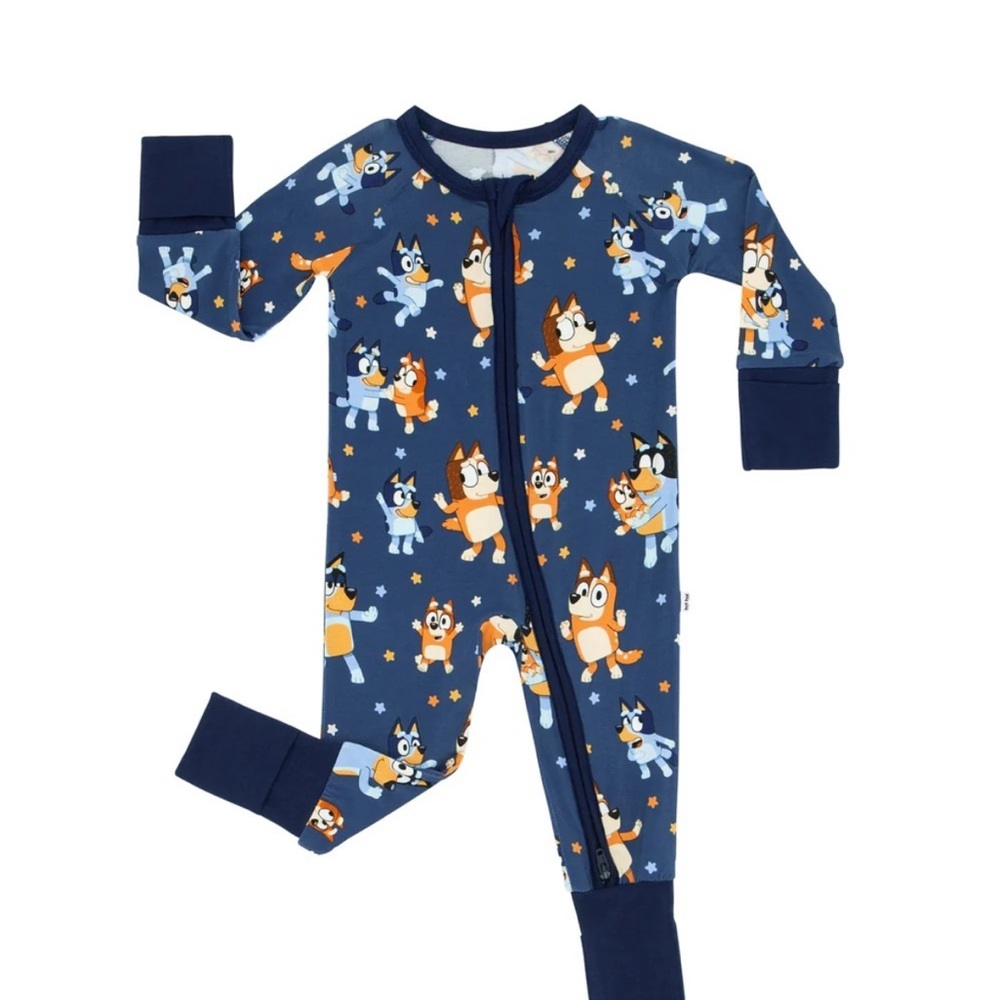 Little Sleepies Bluey Zippie 3-6 months